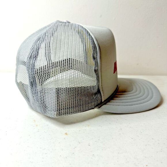 Vintage Amkus Rescue Systems Patch Snapback Trucker Hat snapback Gray grandpa - Picture 5 of 7
